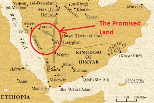 The Original Promised Land Rejected by the Israelite